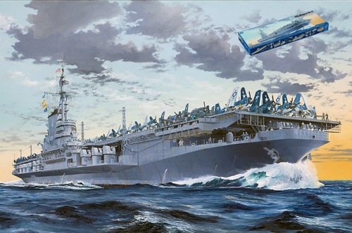 Trumpeter 350 portaerei uss - portaerei,