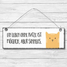 GATTO insegna decorativa legno