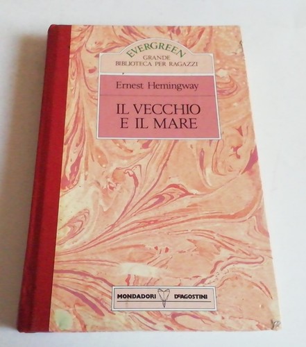 Libro vecchio il mare - vecchio,