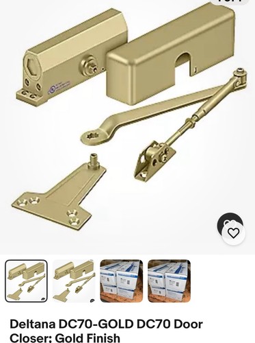 Chiudiporta deltana dc70 - deltana, dc70-gold