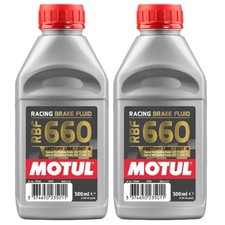 OLIO MOTUL RBF 660 FACTORY LINE DOT 4 RACING PER FRENI FRIZIONI 2 X 500 ML