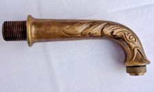 Elegante Bocchettone Fontanella Ottone Bronzato