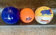 Lotto 3 x Pallone gonfiabile pubblicitario NIPIOL Pomponio Nane Fil JUST FLY RIA