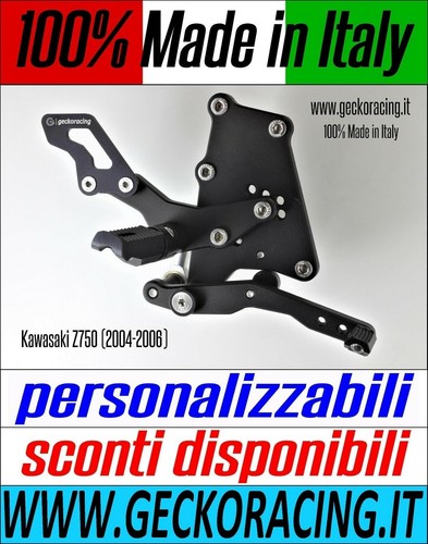 Pedane arretrate regolabili - pedane,