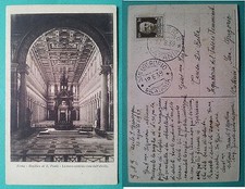 Roma - Basilica di S. Paolo - La nave centrale vista dell'abside 1939