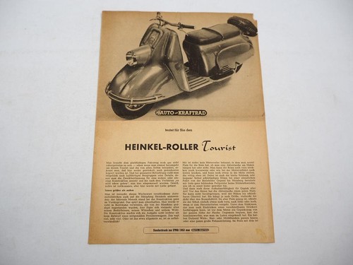 Heinkel scooter turismo - heinkel, moto