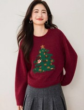 Maglione Donna Rosso Con