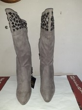 Stivale Roberta Farc n.38 grigio scamosciato