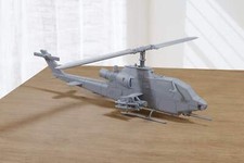 AH-1S Cobra Attack Elicottero - 3D Stampato Veicolo per Miniatura Ripiano Tavolo