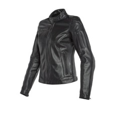 Giacca pelle moto Dainese Nikita 2 Lady nero tg 52 black leather jacket