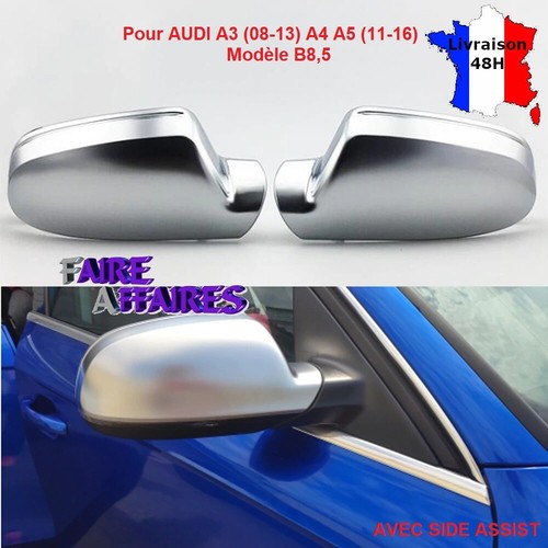 Coques rétroviseur gris - de,