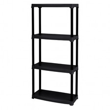 Scaffale 4 Ripiani in Plastica
