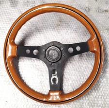 Volante OBA Italy 35cm per ALFA ROMEO foro 20mm in LEGNO ECCELLENTI Condizioni