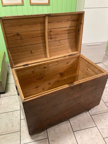 Baule legno anni 50 - legno,