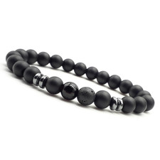 Bracciale da Yoga Onice Nero