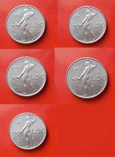 LOTTO DI 5 MONETE DA 50 LIRE
