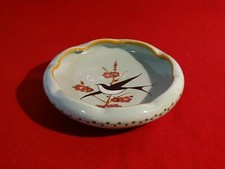 🟡 POSACENERE / PORTACENERE RONDINE EPOCA 1950 DIPINTO A MANO  - A-65-