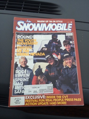 Nov 1985 snowmobile magazine - 1985,