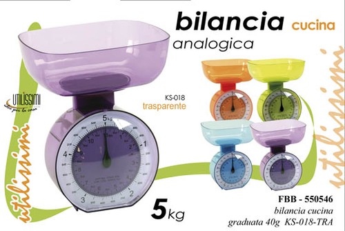 Bilancia cucina analogica