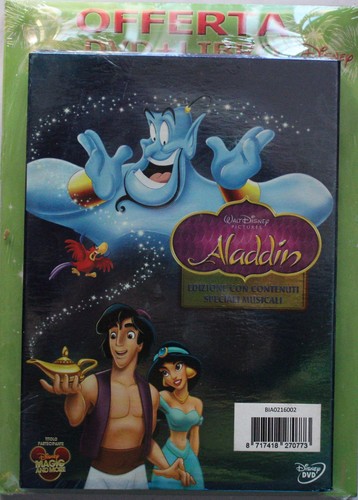 Aladdin dvd libro - aladdin,