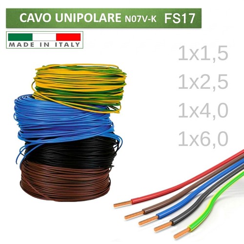 Cavo elettrico unipolare fs17 - elettrico,