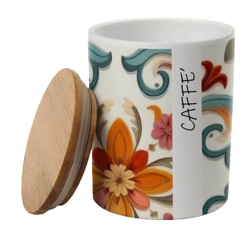 Barattolo caffè ceramica - barattolo,