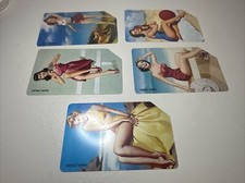 5  Schede Telefoniche Pin Up