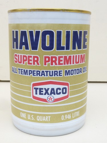 Havoline vecchia lattina olio