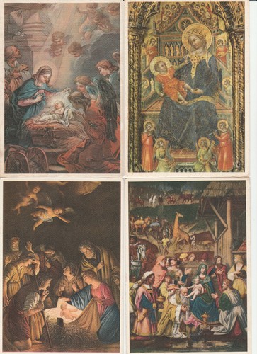 Lotto cartoline religiose - lotto, 4