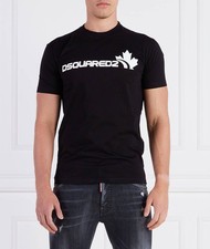 TAGLIA-SIZE S DSQUARED2 T-SHIRT SHIRT MAN UOMO BLACK-NERO S71GD1278 SOTTOCOSTO