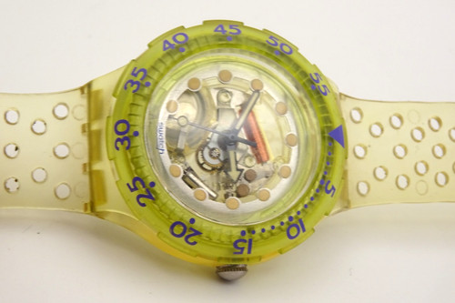 Vintage swatch scuba - vintage, "earth
