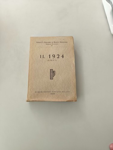Libro 1924 scritti - il,