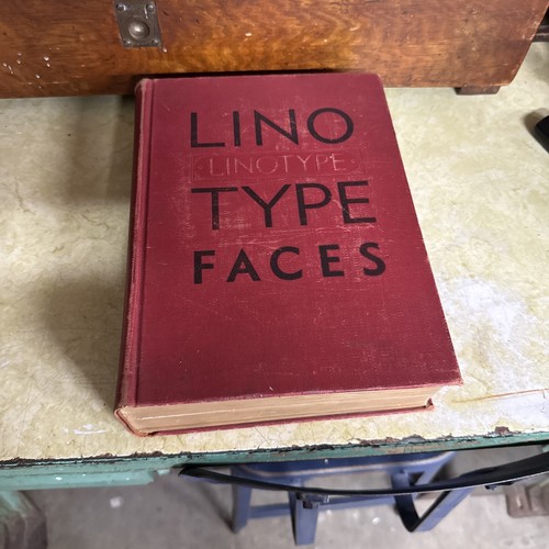 Linotype faces specimen - linotype,