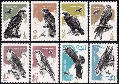 Urss 1965 uccelli rapaci - 1965,