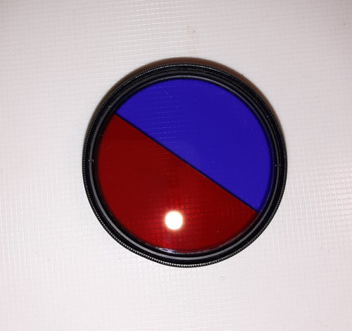 Filtro bicolore rosso blu - filtro,