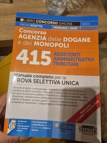Libro concorso agenzia delle - agenzia,