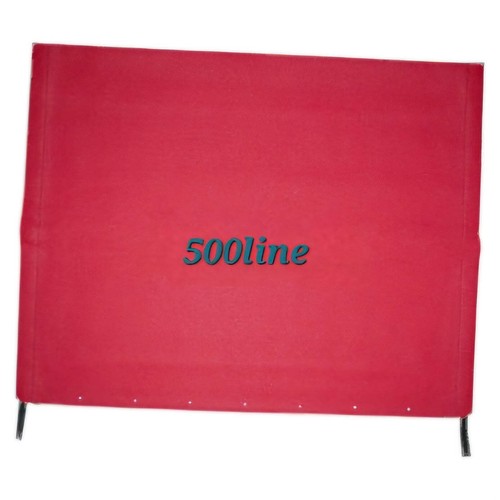 Telo cappotta colore - , rosso