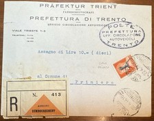 storia postale rsi Sovrastampa