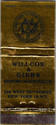 Willcox gibbs sewing machine - gibbs,