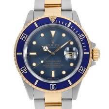 ROLEX SUBMARINER Date 16803 Blue 97 Numero seconda mano uomo