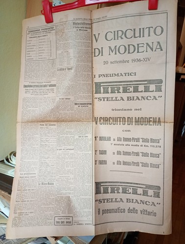 Circuito modena 1936 t - circuito, 1936-t