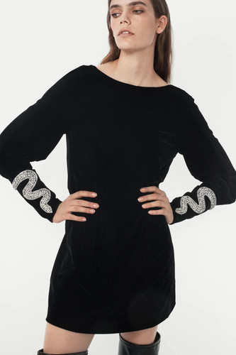 Abito zara nuovo velluto - zara,