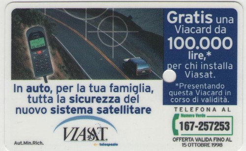 Viacard pubblicitarie golden - viacard,