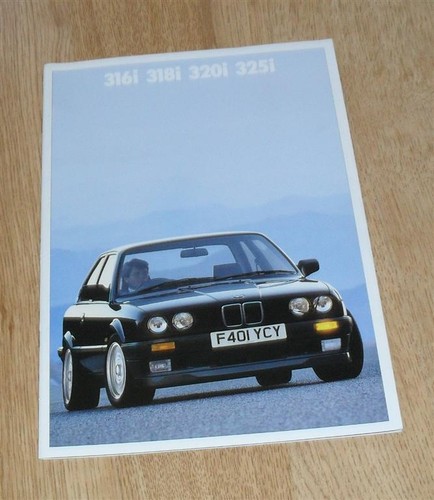 Brochure bmw serie e30 1988 - 3,
