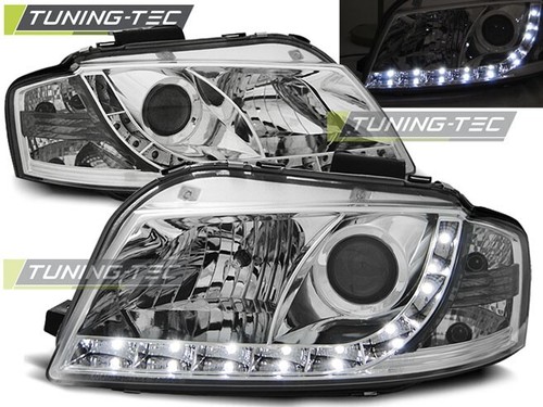 Fari anteriori cromo led - anteriori, per