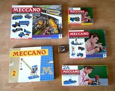 MECCANO  LOT 5 BOITES SÉRIE  3 - 1 - 1A - 2 - 2A  LOTT DI 5 SCATOLE  MECCANO