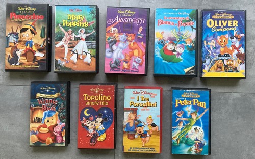 Walt disney vhs - walt,