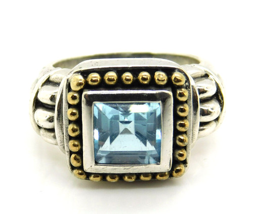 Anello solitario firmato - , fas