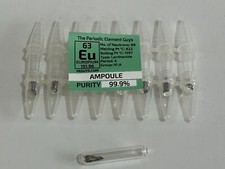 8 X Europium Metallo 99.9%