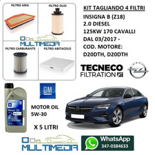 TAGLIANDO 4 FILTRI E OLIO